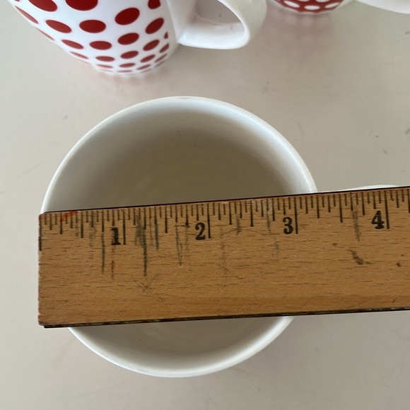 Maxwell & Williams “Speckle Red” Porcelain Mugs, Set Of 3, 10 Ounces - Picture 9 of 11